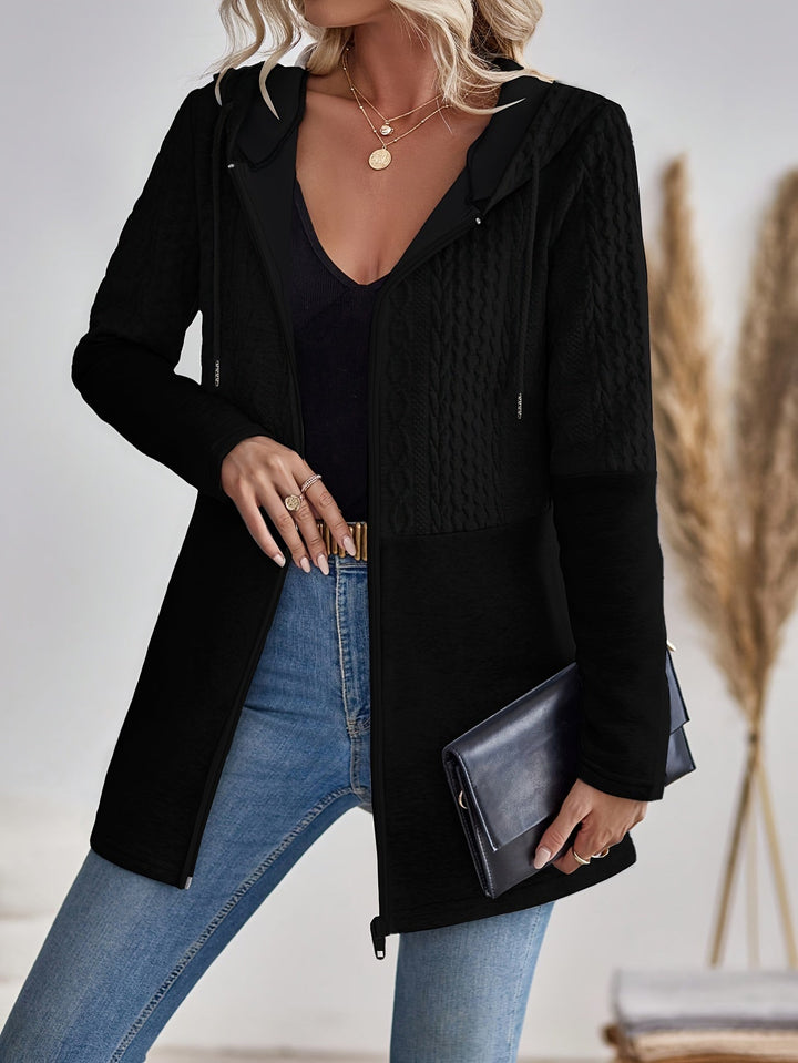 Vespara – Sudadera de Mujer con Cremallera y Capucha Elegante
