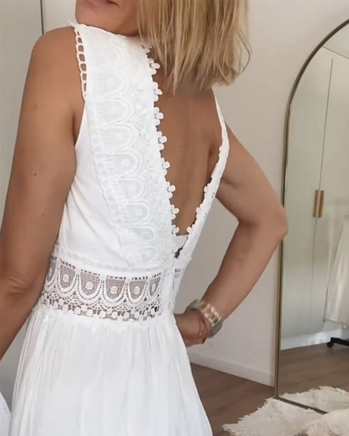 Circe – Vestido boho con escote en V