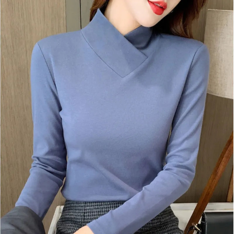 Liora | Camiseta de cuello alto chic