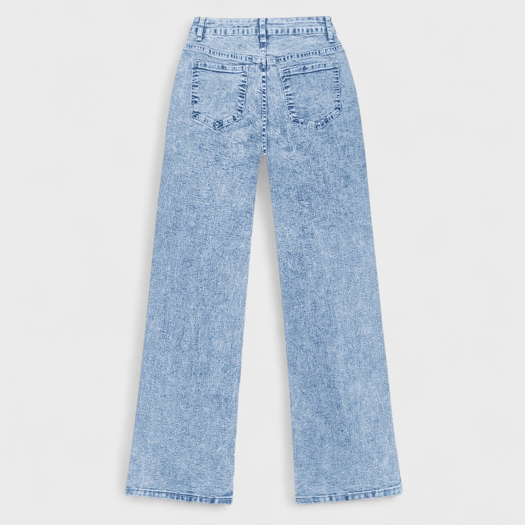 Mara - Jeans rectos anchos de mujer