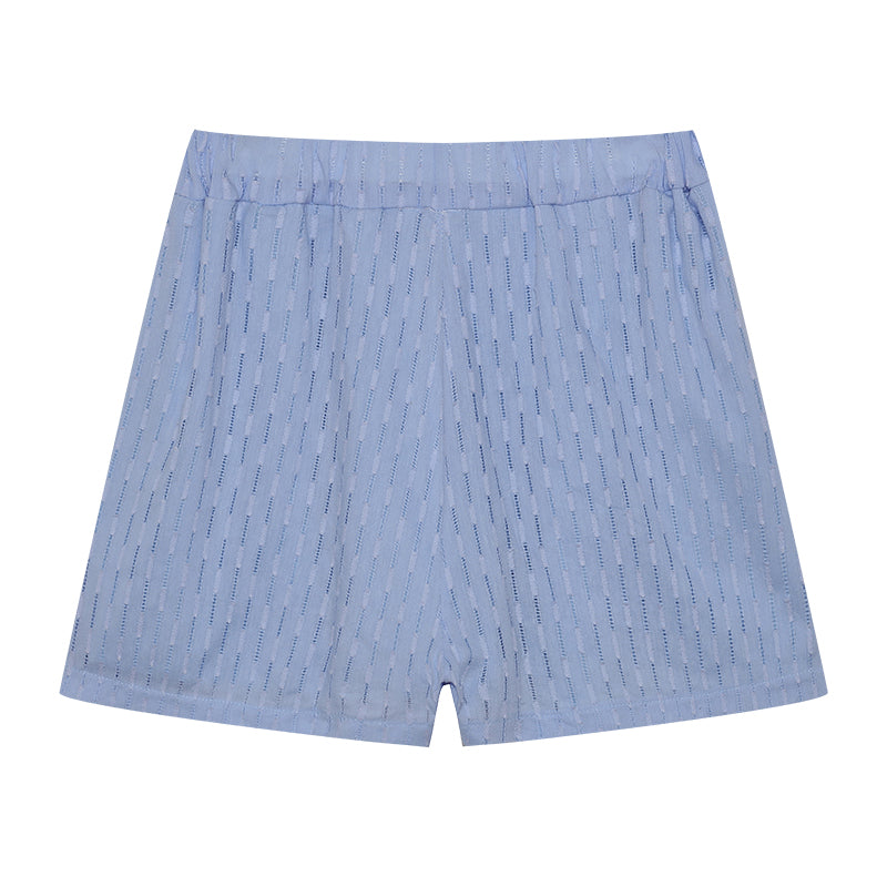 Elizabeth - Conjunto de dos piezas fluido con camisa y pantalones cortos