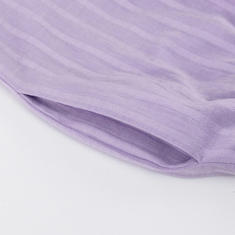 Yselia - Conjunto de dos piezas fluido con camisa y pantalones cortos