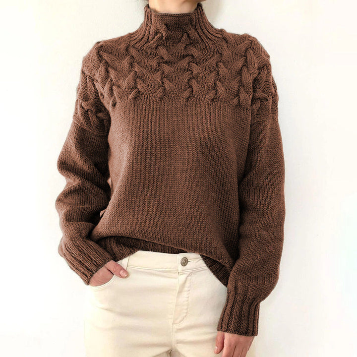 Loretta | Suéter de Cuello Alto Suave y Acogedor