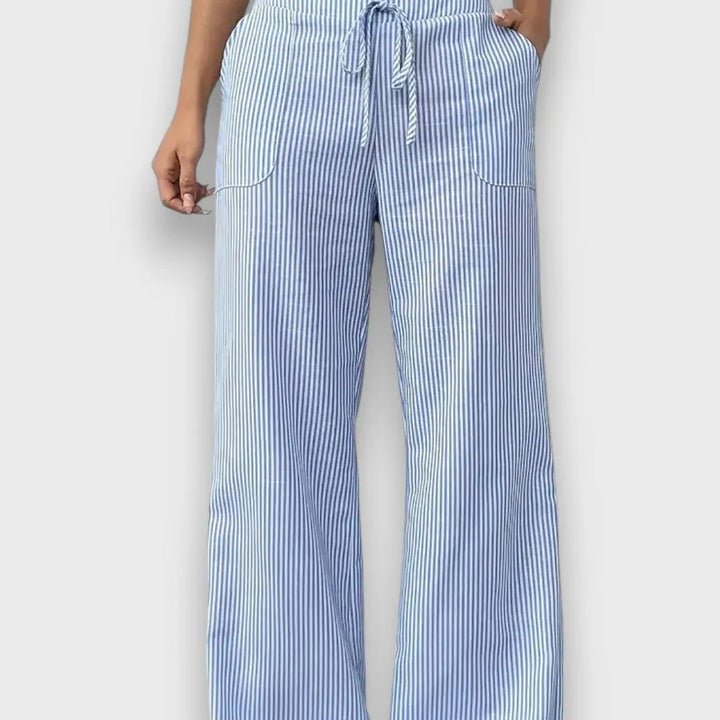 Karina – Pantalones con rayas finas
