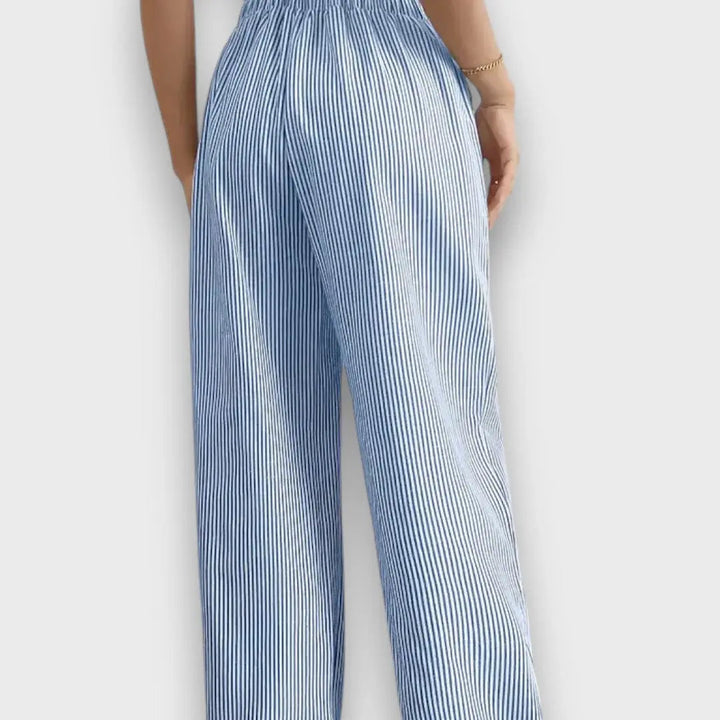 Karina – Pantalones con rayas finas