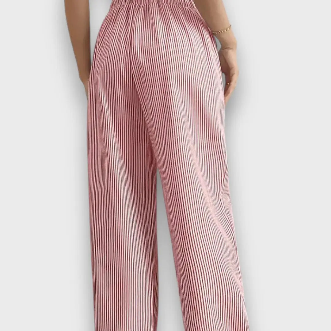 Karina – Pantalones con rayas finas
