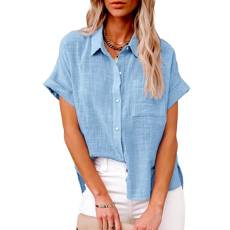 Miraqua - Blusa con botones