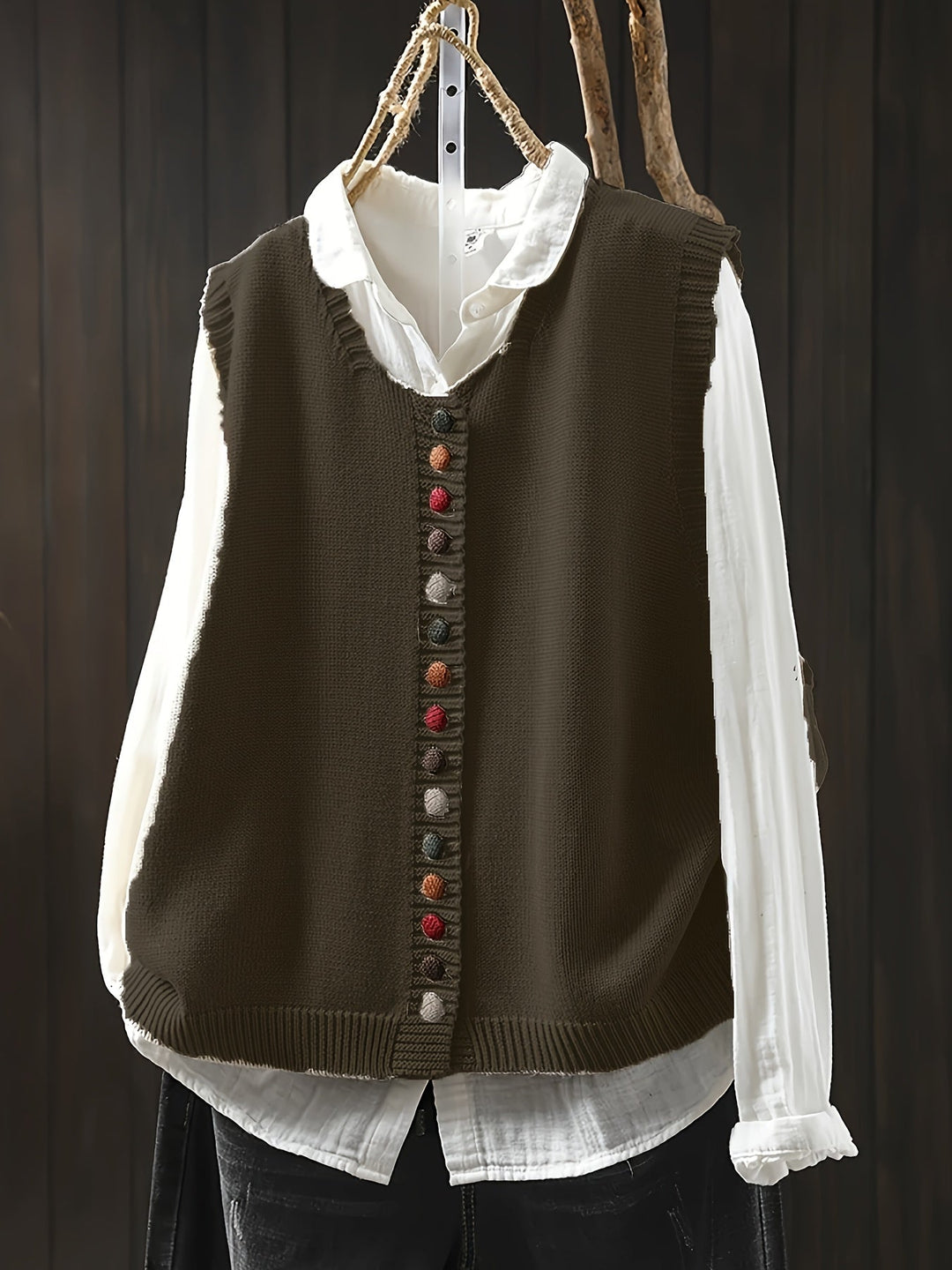 Gaelle | Chaleco Casual Elegante de Punto