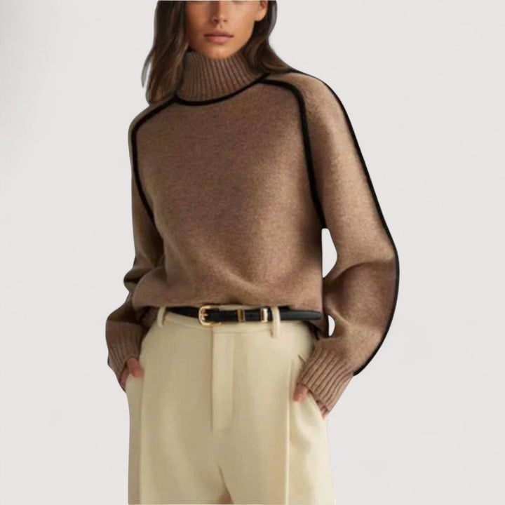 Gianina™ | Suéter de cuello alto suave y elegante