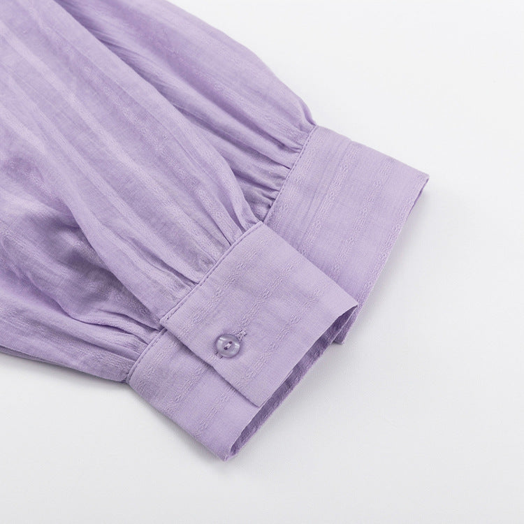 Yselia - Conjunto de dos piezas fluido con camisa y pantalones cortos