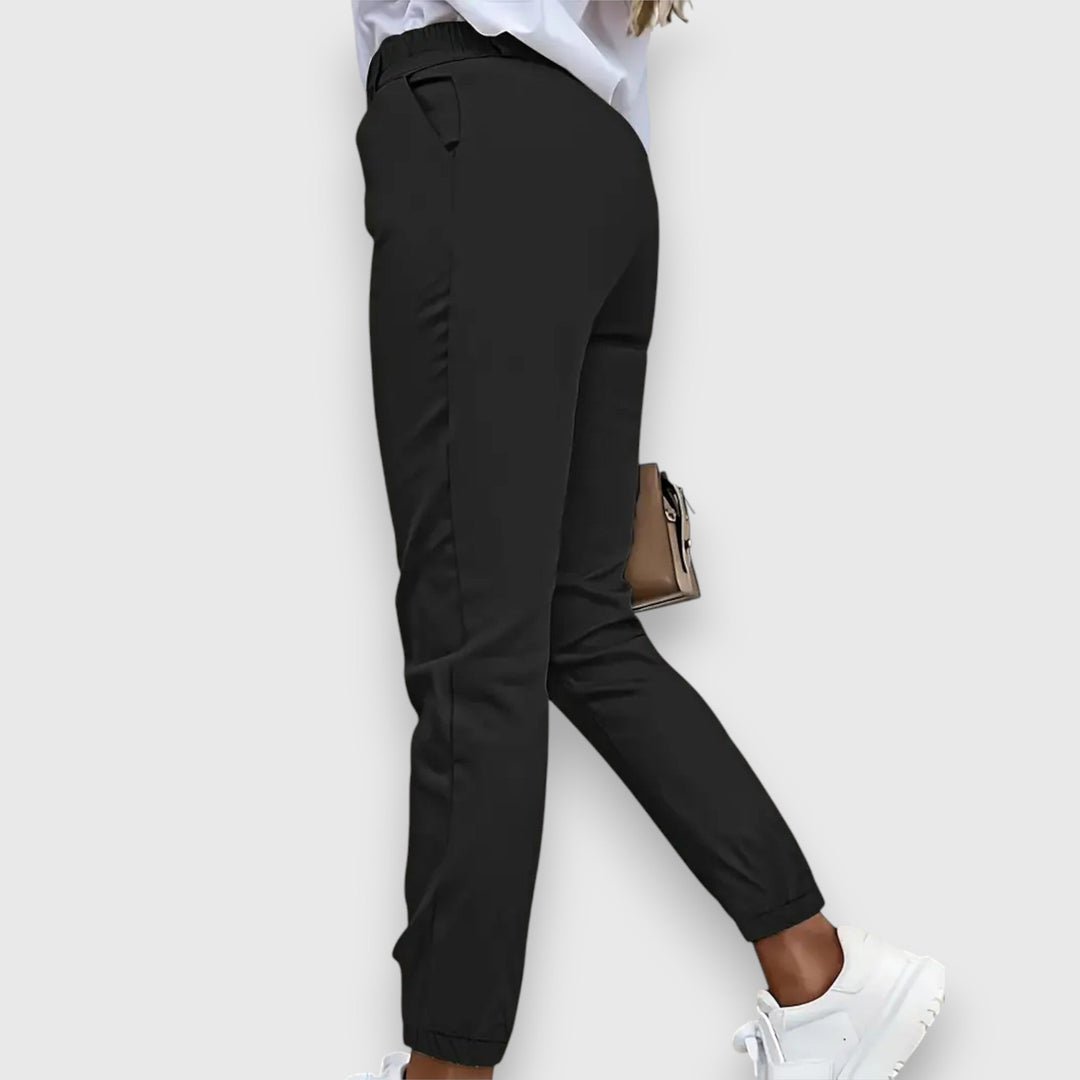 Lina – Pantalones jogger slim fit de estilo business