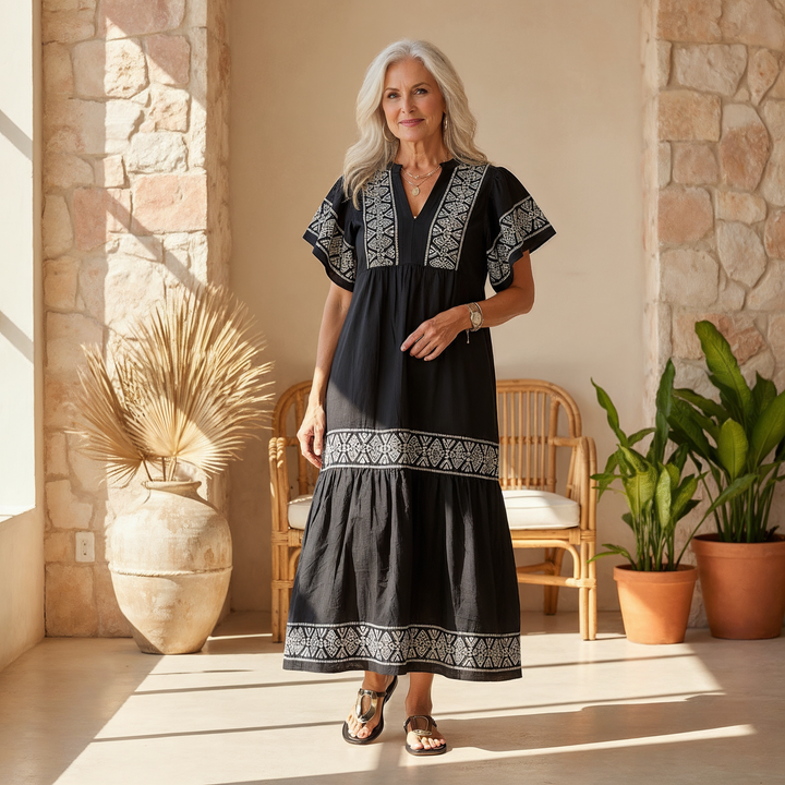 Livia – Vestido boho elegante
