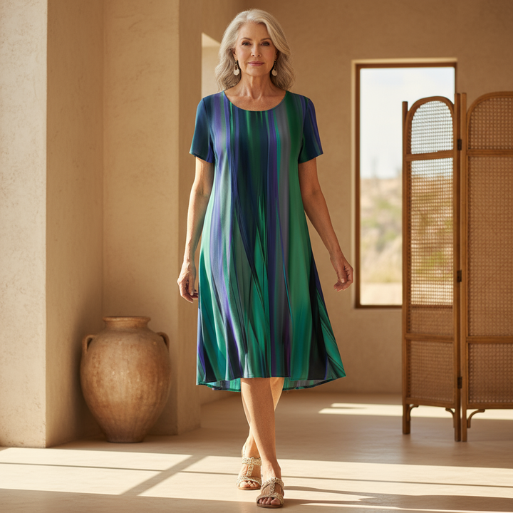 Giada – Vestido boho difuminado