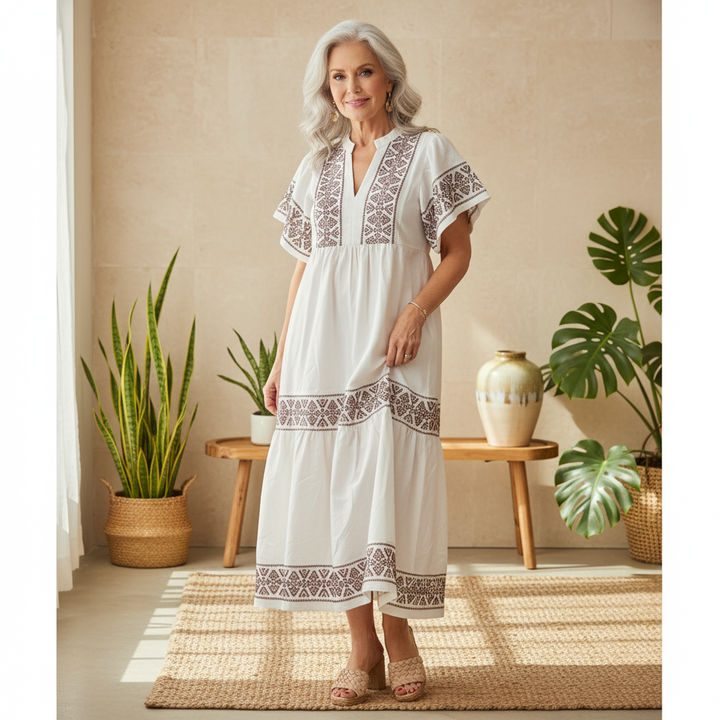 Anna – Vestido boho elegante