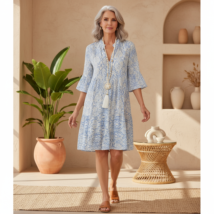 Lia – Vestido boho elegante