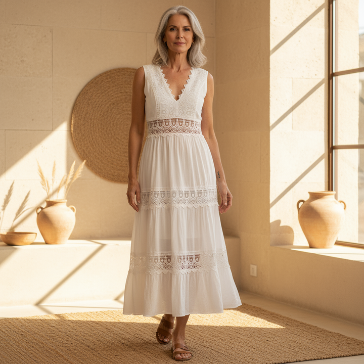 Circe – Vestido boho con escote en V