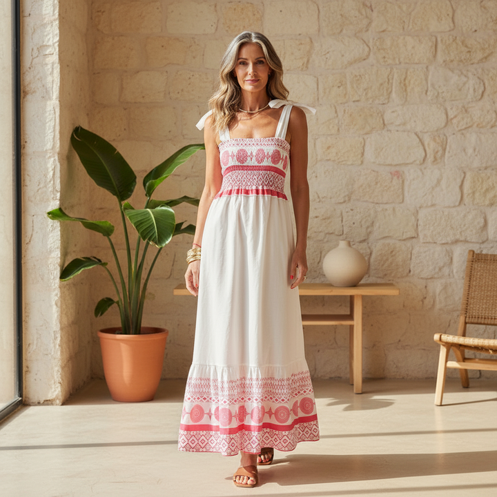Arianna – Vestido boho maxi