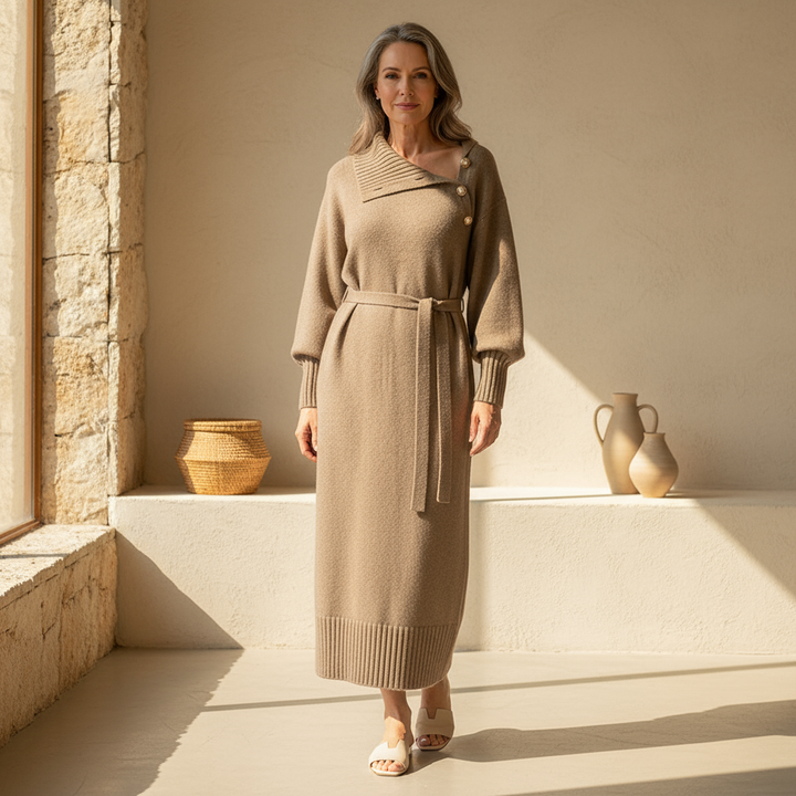 Evelina – Vestido boho cruzado