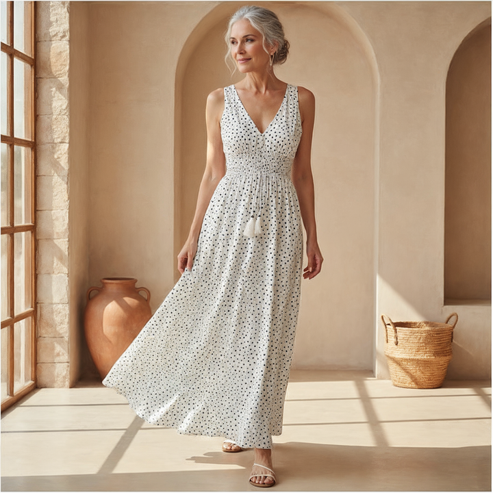 Gaia – Vestido boho maxi