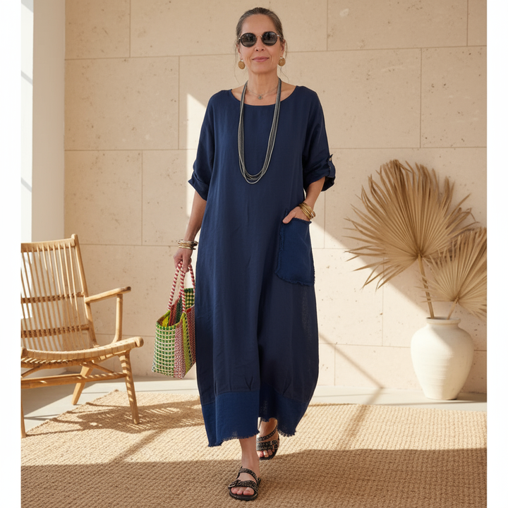 Leonora – Vestido boho oversize