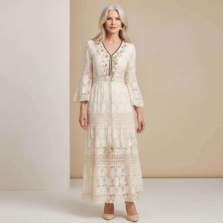 Amelia – Vestido boho de encaje