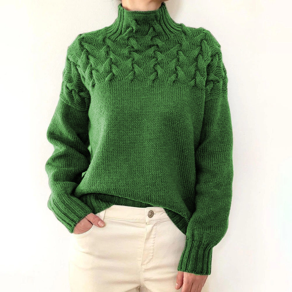 Loretta | Suéter de Cuello Alto Suave y Acogedor