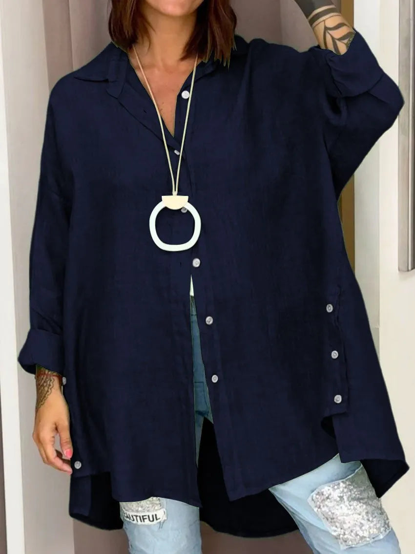 Zephina - Camisa amplia con botones