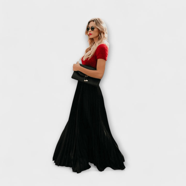 Ephersyn - Falda Maxi Plisada