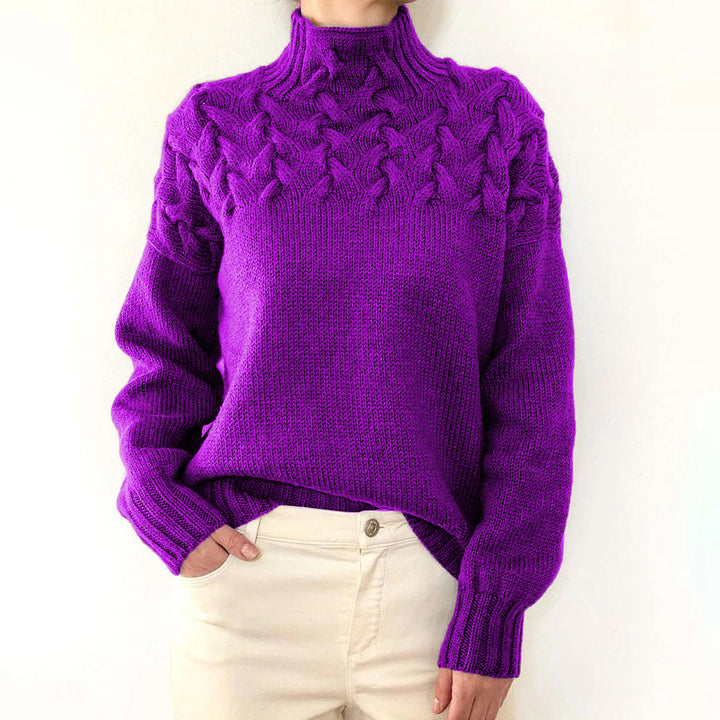 Loretta | Suéter de Cuello Alto Suave y Acogedor