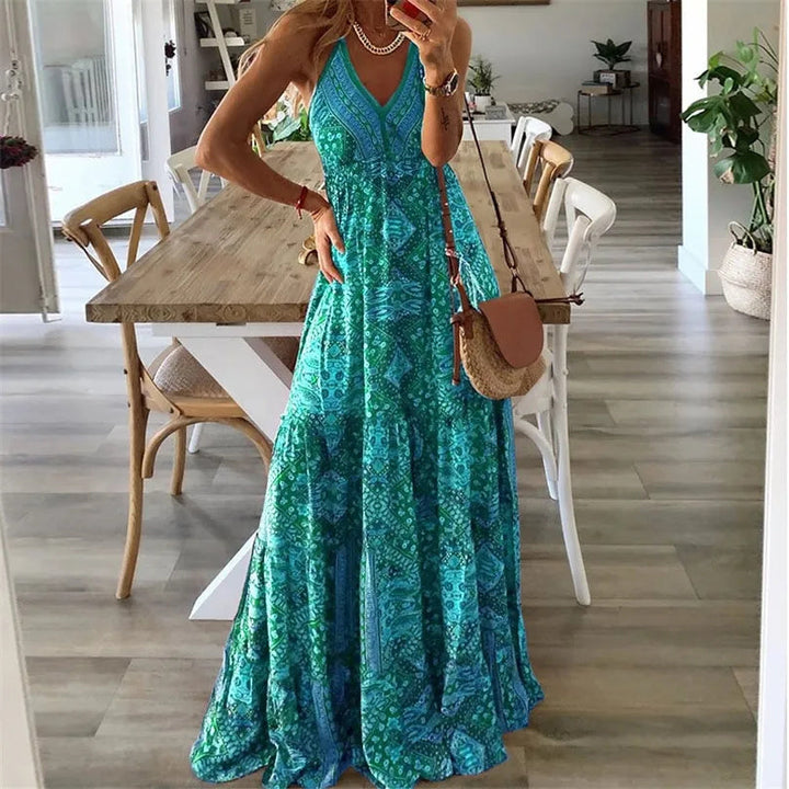 Giulia – Vestido boho maxi
