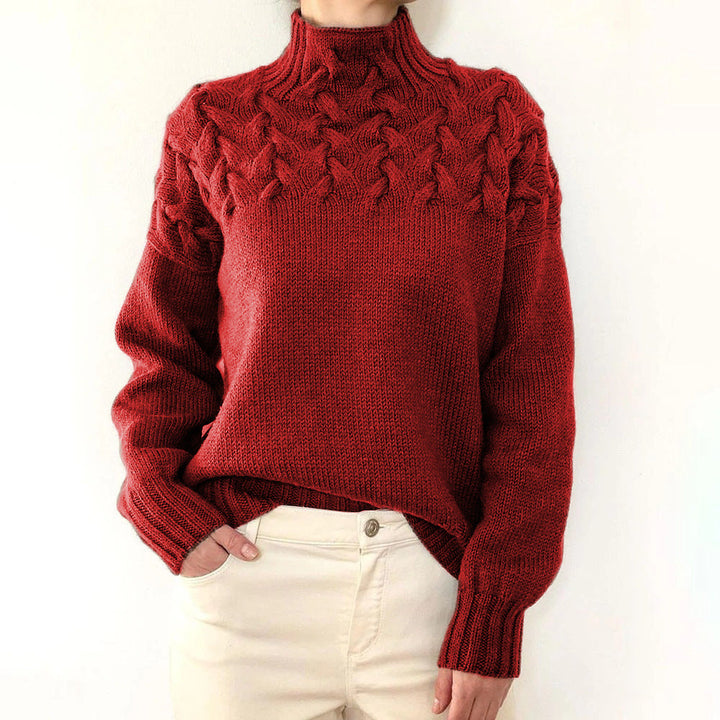 Loretta | Suéter de Cuello Alto Suave y Acogedor