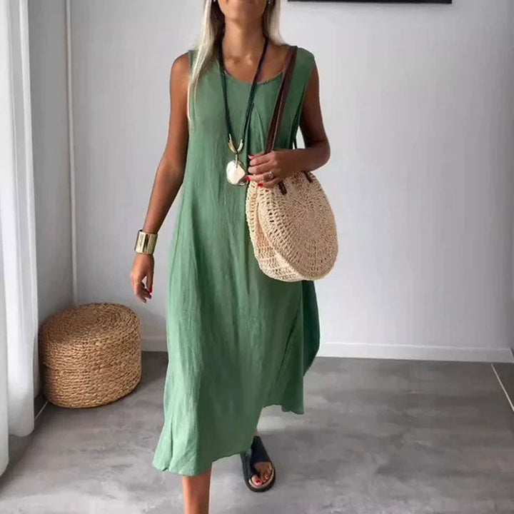 Amelia – Vestido boho sin mangas