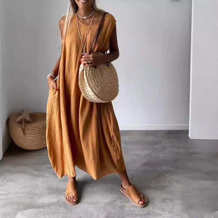 Amelia – Vestido boho sin mangas