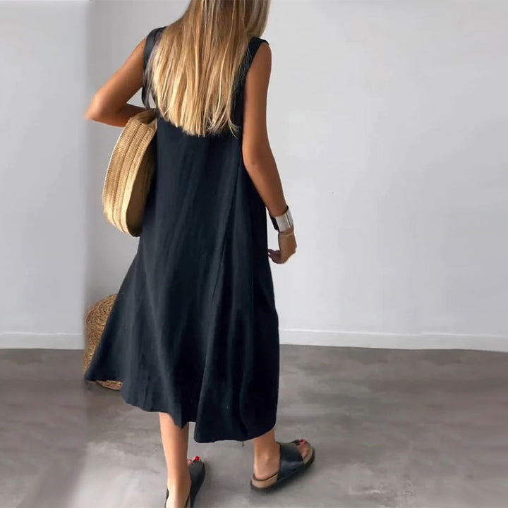 Amelia – Vestido boho sin mangas
