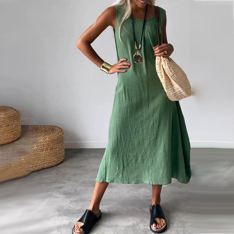 Amelia – Vestido boho sin mangas
