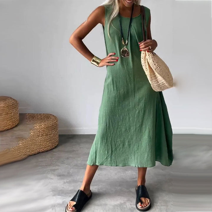 Amelia – Vestido boho sin mangas