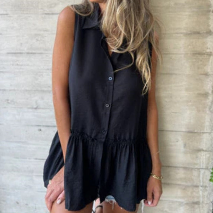 Aquira - Top con botones volant