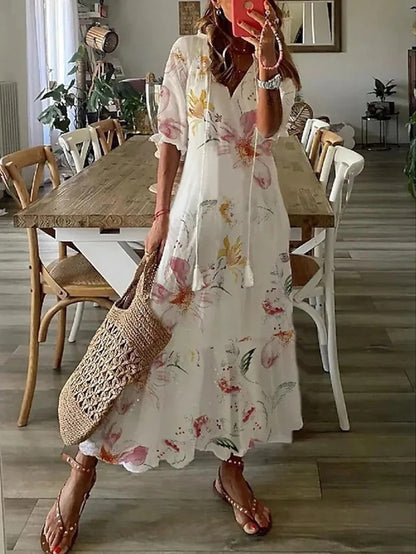 Michela – Vestido boho suave