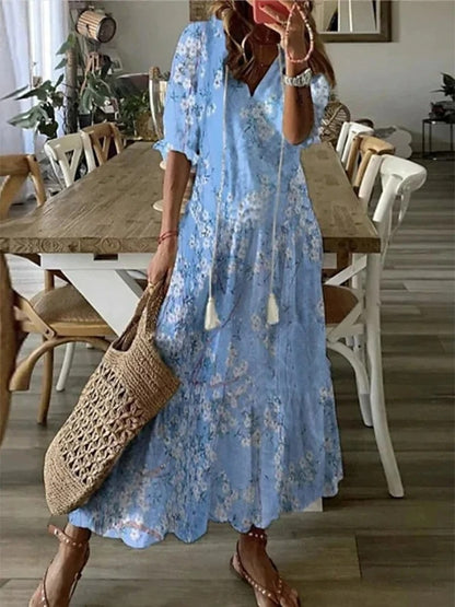 Michela – Vestido boho suave