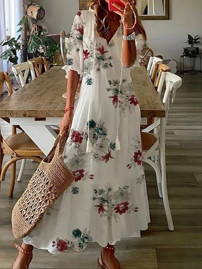 Michela – Vestido boho suave