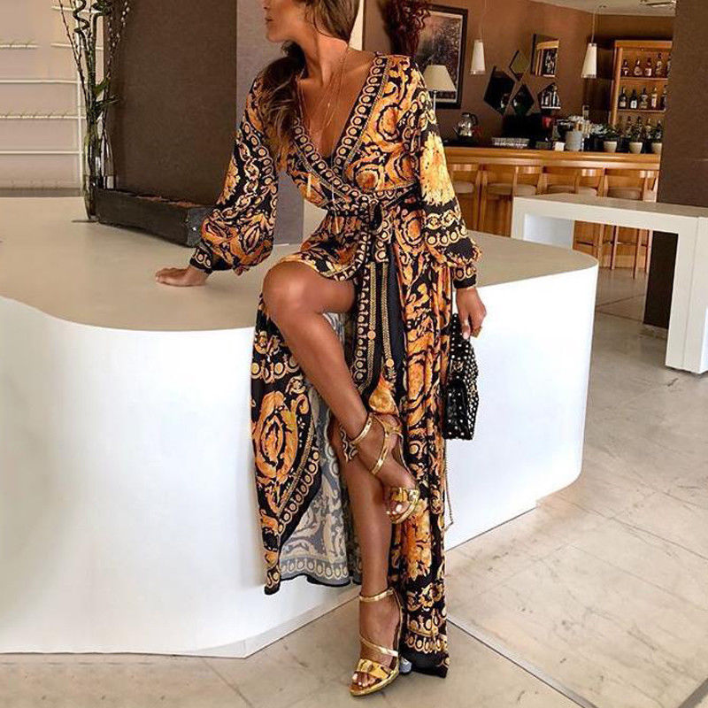 Fabiola – Vestido boho estampado