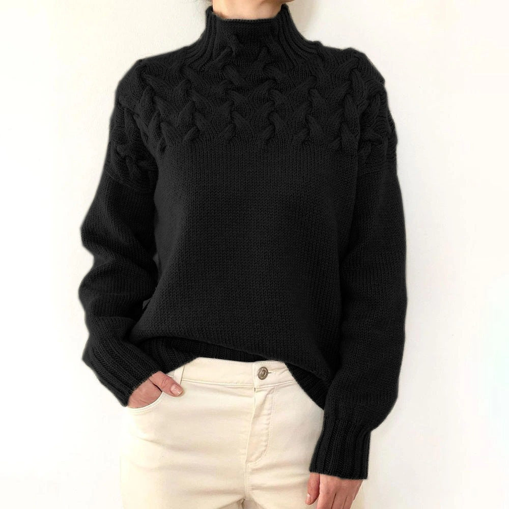 Loretta | Suéter de Cuello Alto Suave y Acogedor